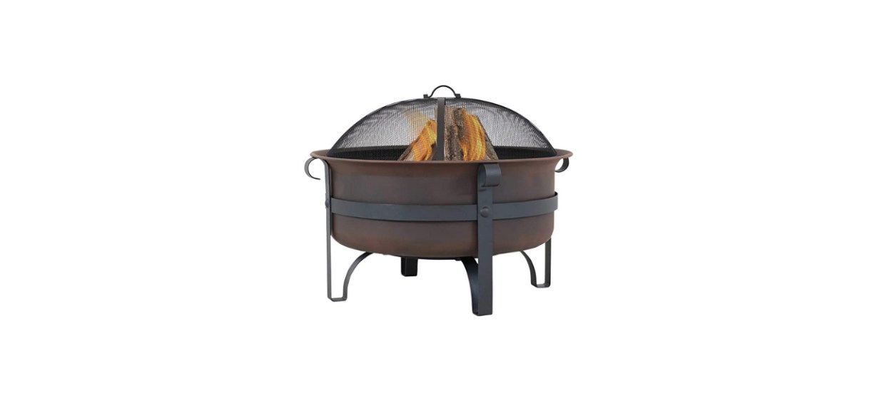 Sunnydaze Decor Wood Burning Fire Pit