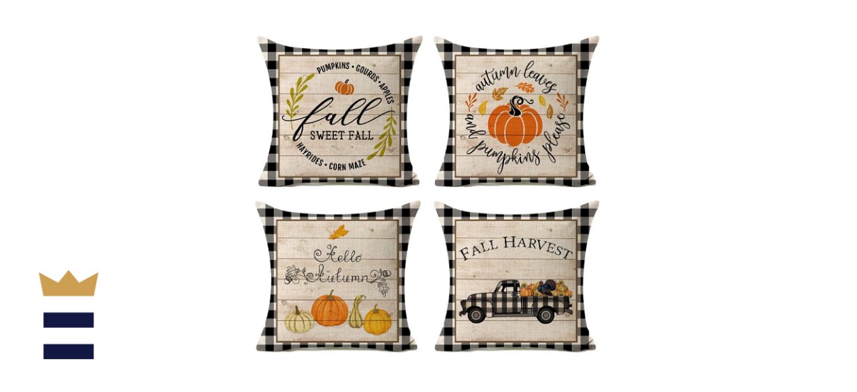 Pumpkin Harvest Throw Pillow Cases