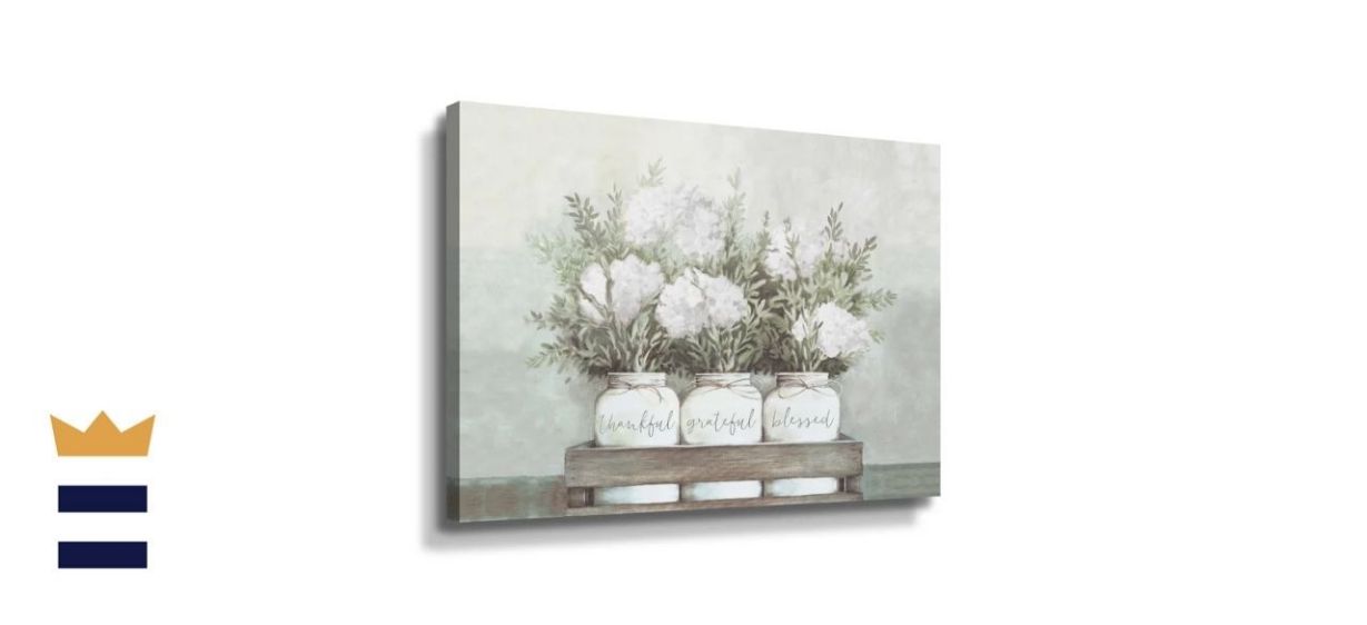 Laurel Foundry Modern Farmhouse Meadow Flowers I Print on Wrapped Canvas