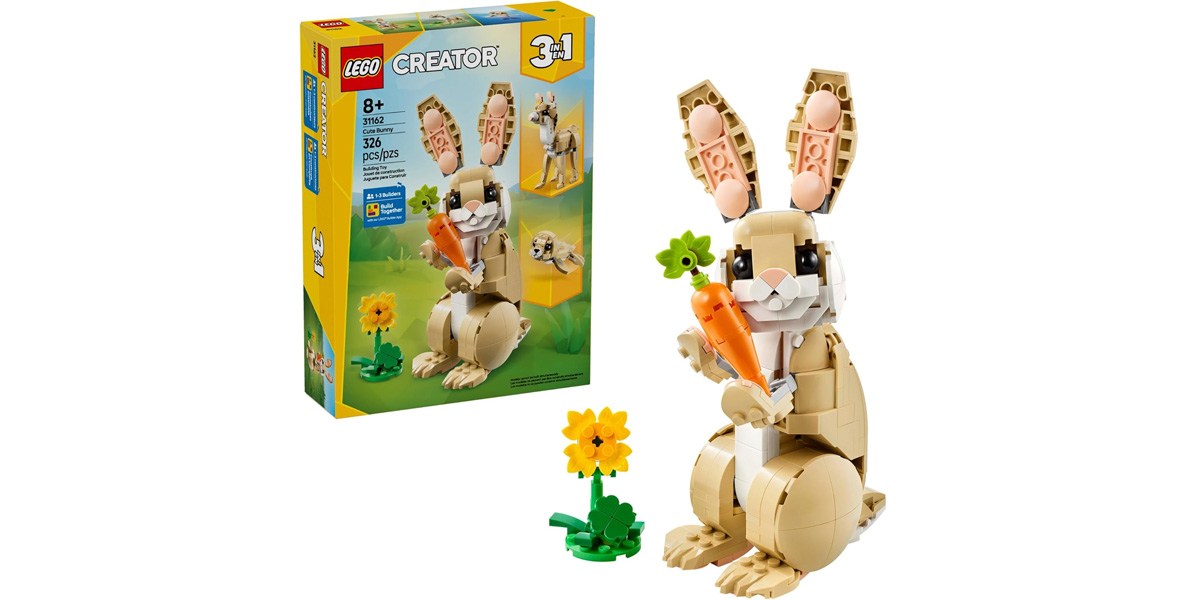 LEGO Creator 3-in-1 Cute Bunny Toy