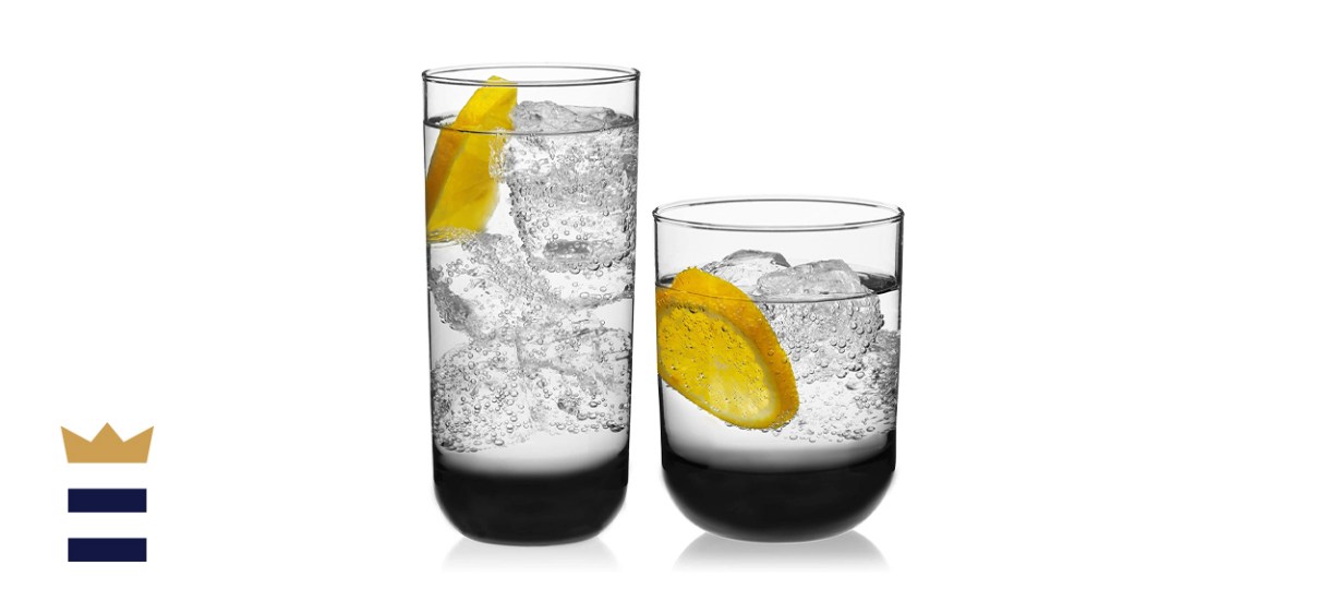 Libbey Polaris 16-Piece Tumbler and Rocks Glass Set