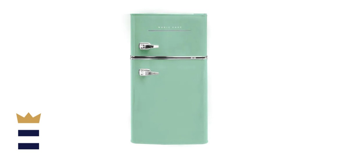 Magic Chef Retro 2-Door Mini-Fridge in Mint Green