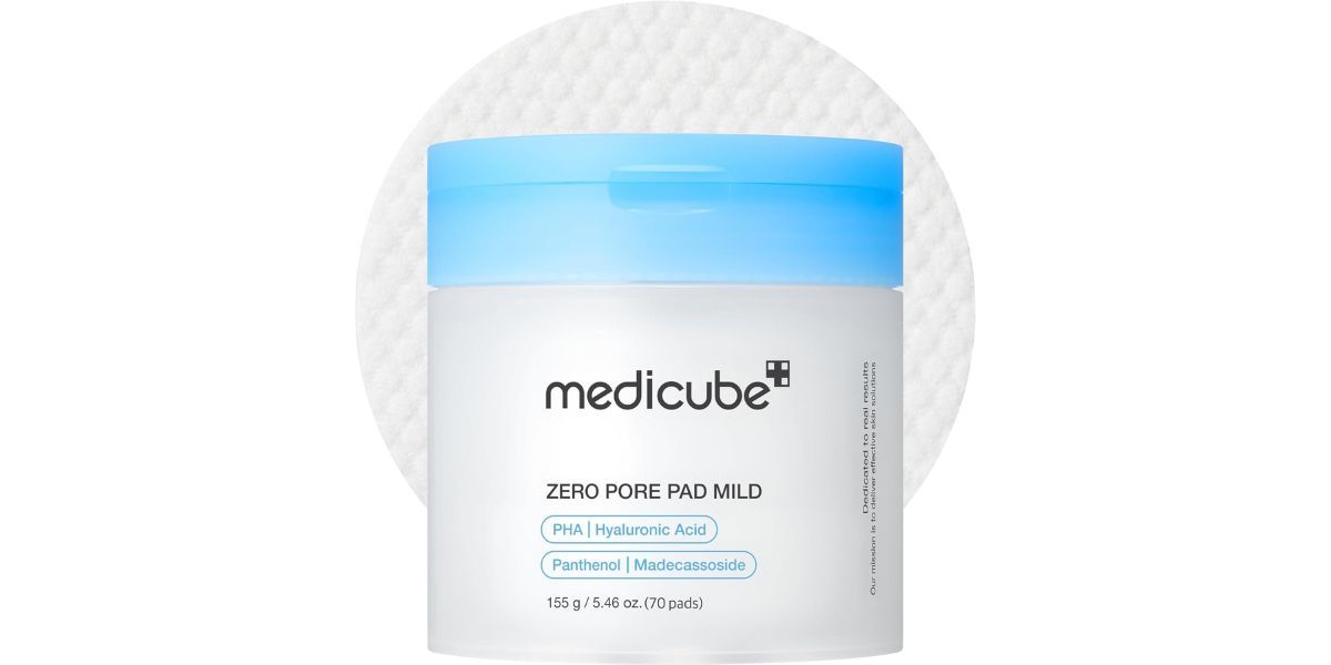 Medicube Zero Pore Pads Mild 2.0 on white background