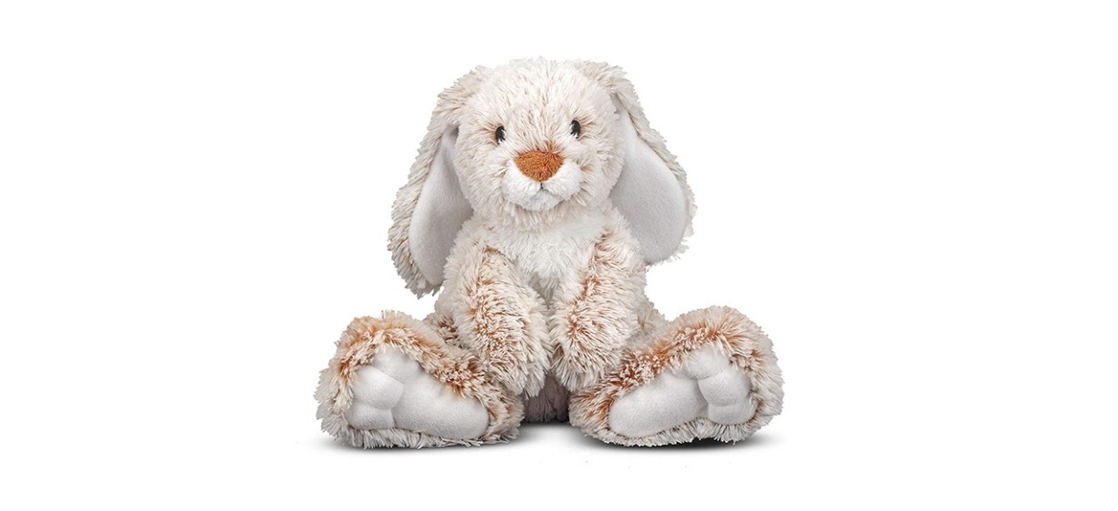 Melissa &amp; Doug Burrow Bunny Rabbit Stuffed Animal