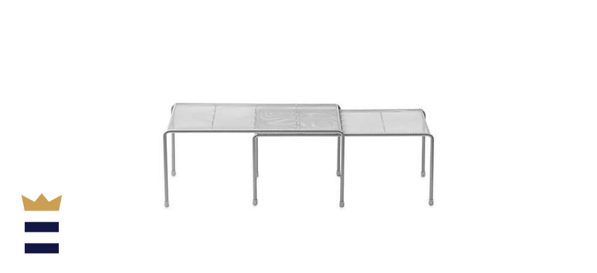 ORG Metal Mesh Expandable Cabinet Shelves