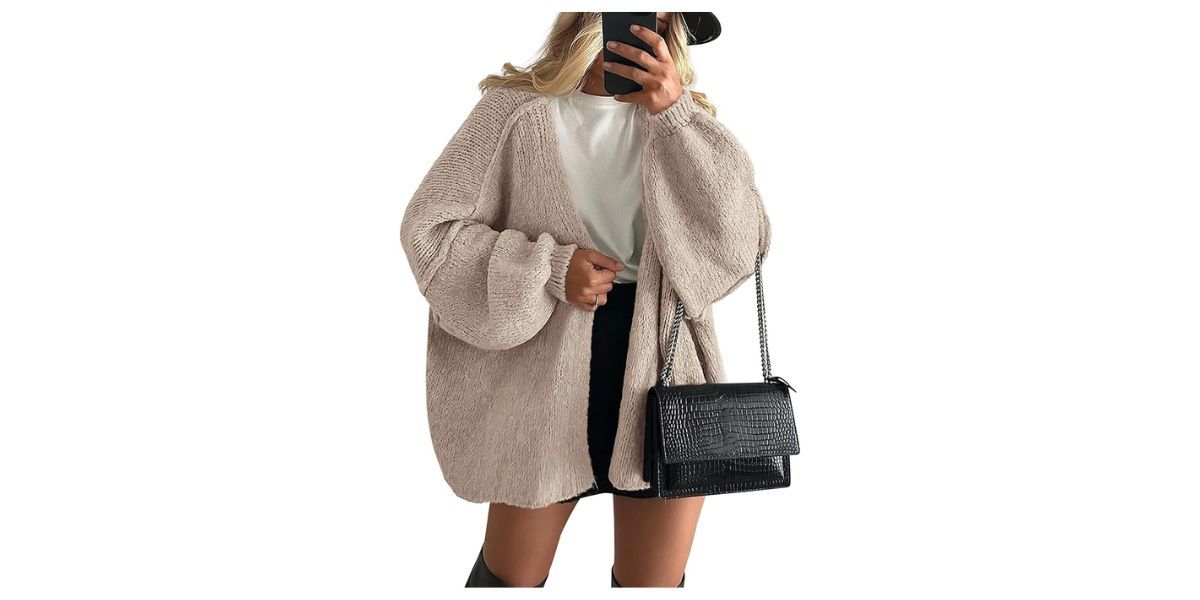 PRETTYGARDEN Womens Oversized Cardigan Sweaters