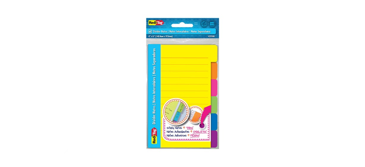 Redi-Tag Divider Sticky Notes