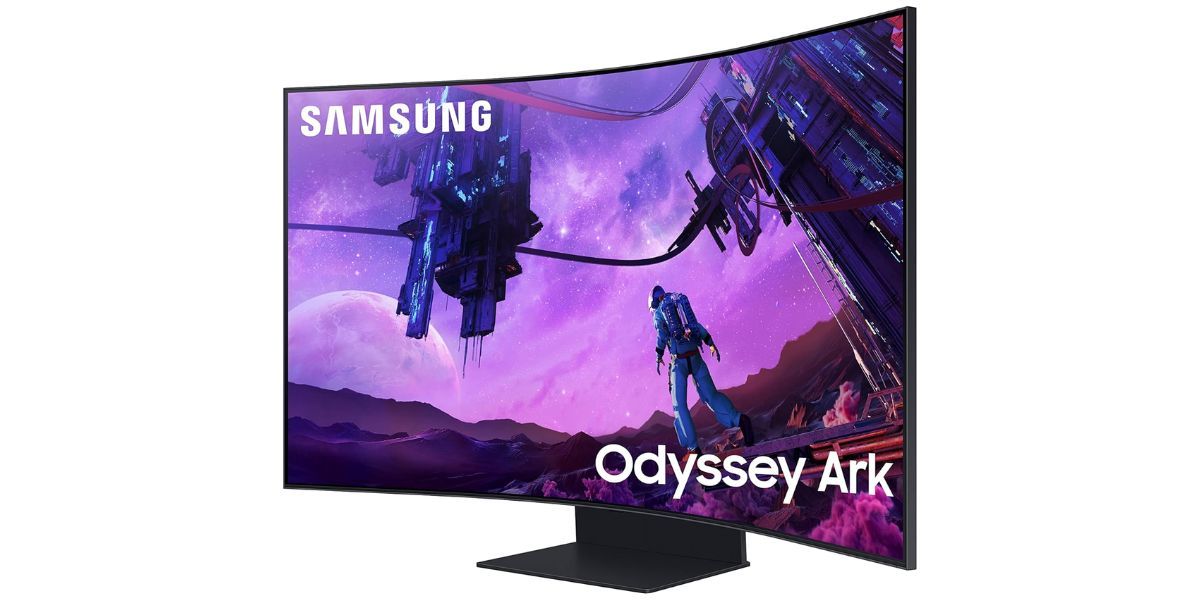 SAMSUNG 55-inch Odyssey Ark 4K UHD 165Hz Curved Quantum Mini LED Gaming Monitor