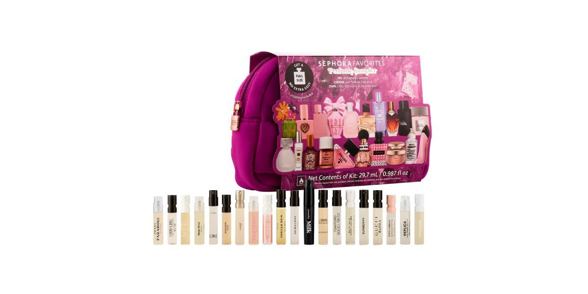 Sephora Favorites  Holiday Women's Perfume Sampler Gift Set w/ Redeemable Voucher