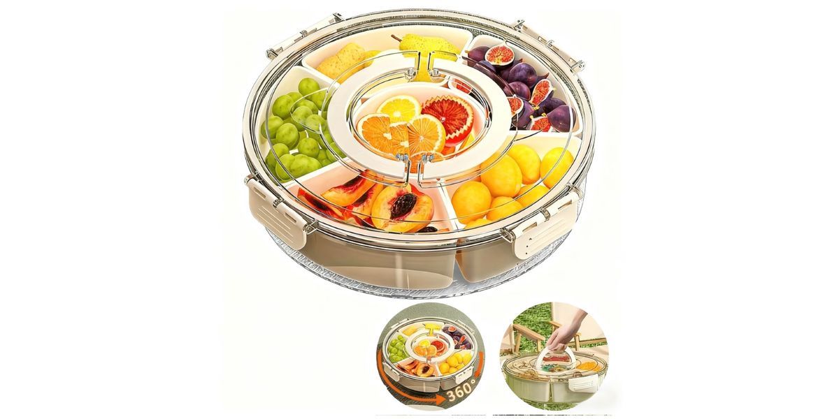 Jetcloudlive Divided Serving Tray