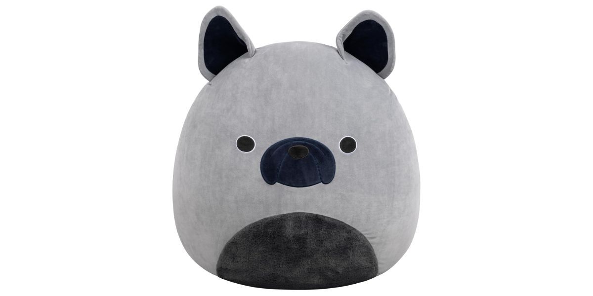 Squishmallows Original 24in Regz The Grey French Bulldog