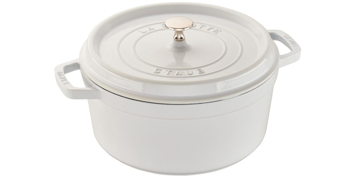 STAUB Cast-Iron Dutch Oven 5.5-qt Round