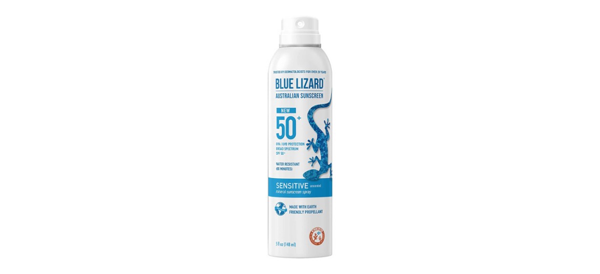 Blue Lizard Mineral Sunscreen Sensitive SPF 50+ Spray Blue Lizard Mineral Sunscreen Sensitive SPF 50+ Spray