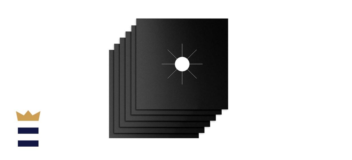 V Cool Livat Reusable Gas Stove Burner Protectors, 6-pack