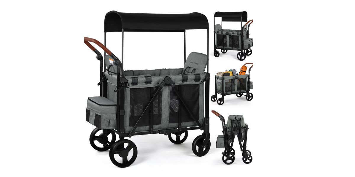 Vomeast Wagon Stroller for 2 Kids