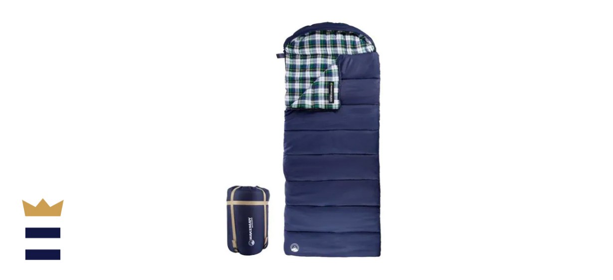 Wakeman Outdoors XL 3-Season Envelope Style Sleeping Bag