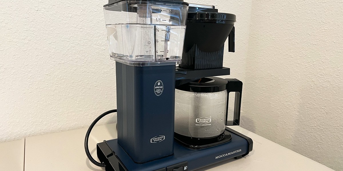 Technivorm Moccamaster on kitchen counter