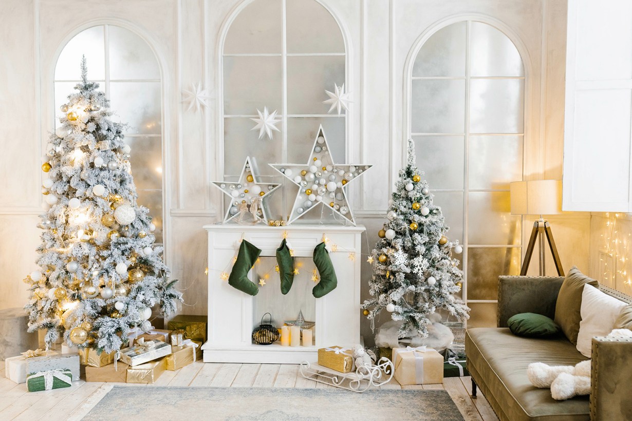 white Christmas decoration