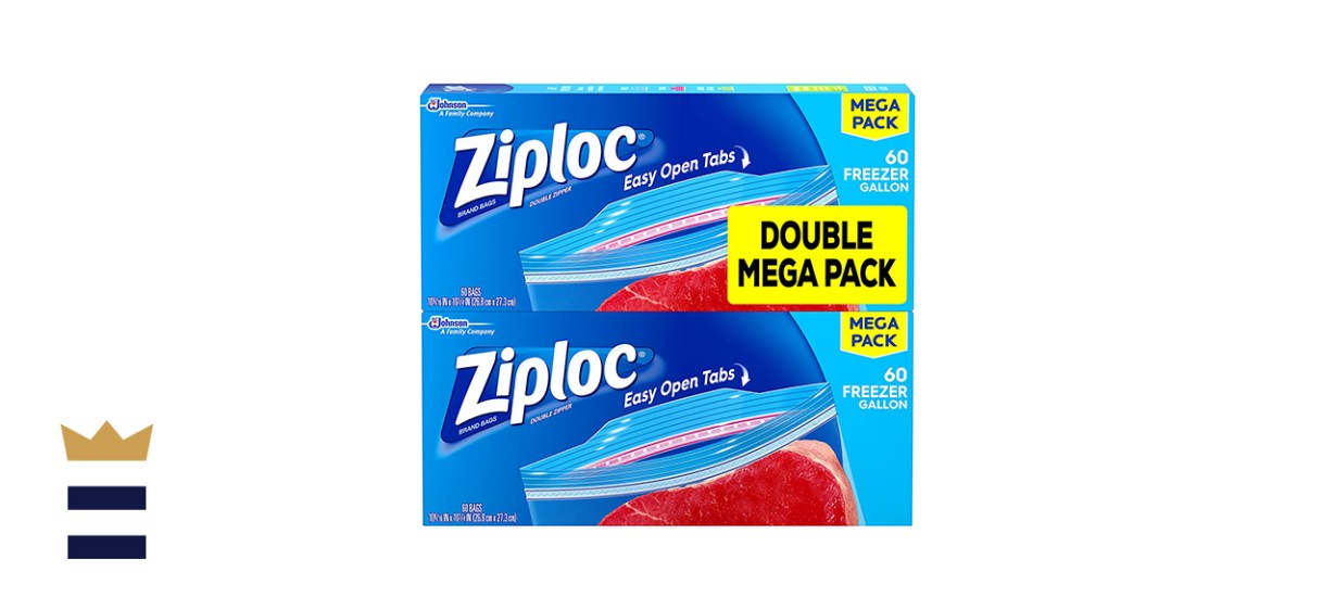 Ziploc Freezer Bags With New Grip ‘n Seal Technology