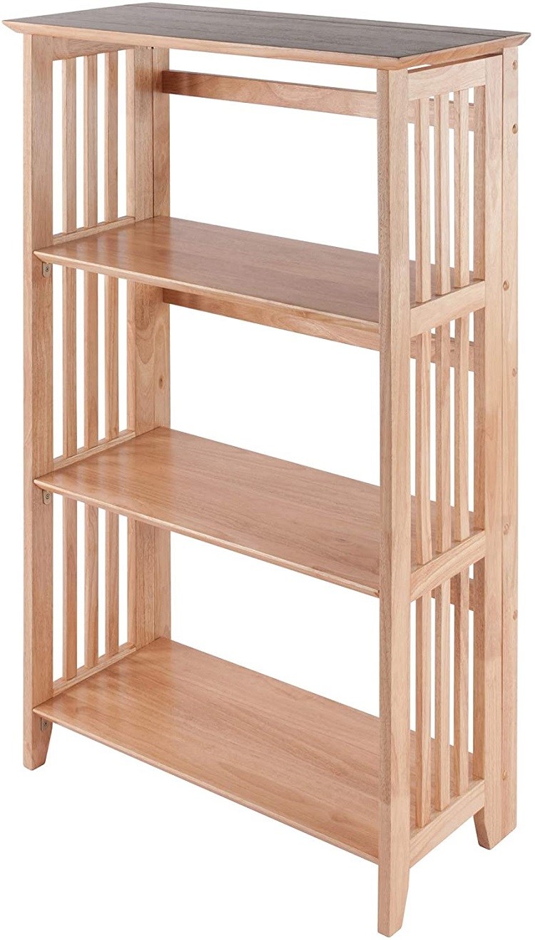 Winsome Wood Foldable 4-Tier Shelf