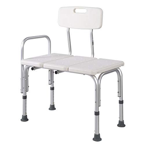 MedMobile Transfer Bench/Bath Chair with Back