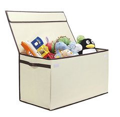 GreatUsefulStuff Collapsible Toy Chest w/Flip Top Lid