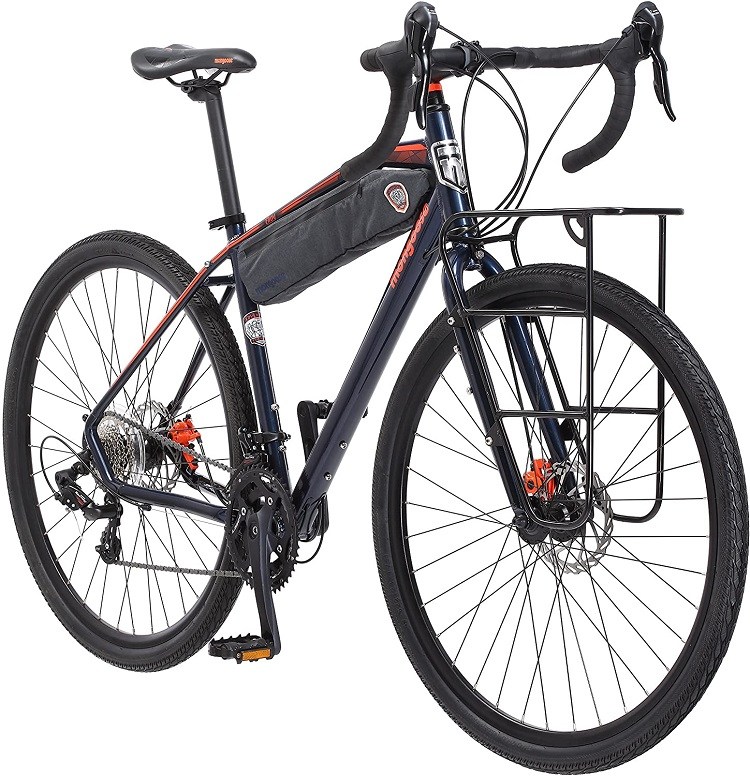 Mongoose Men's Elroy Adventure Bike 700C Wheel Bicycle
