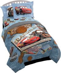 Jay Franco Cars Tune Up 5 Piece Twin Bed Set