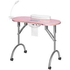 VIVOHOME Portable Manicure Table