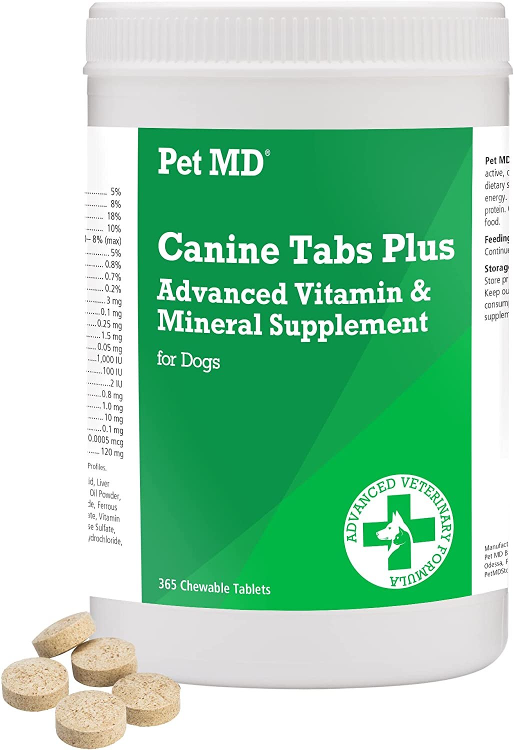 Pet MD Canine Tabs Plus