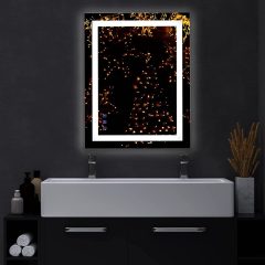 Bonnlo LED Bathroom Mirror with Bluetooth Speaker