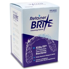 Retainer Brite Cleaning Tables