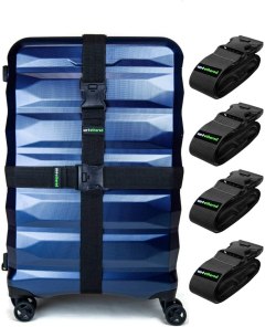 Untethered 4-Pack Luggage Straps