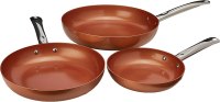 Copper Chef 3-Piece Non-Stick Fry Pan