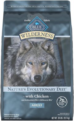 Blue Buffalo Wilderness Natural High-Protein Food for Adult Dogs