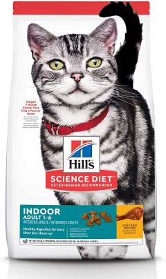 Hill’s Science Diet Adult Indoor Dry Cat Food (15.5 pounds)