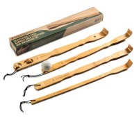 BambooWorx Four-Piece Traditional Back Scratcher Set