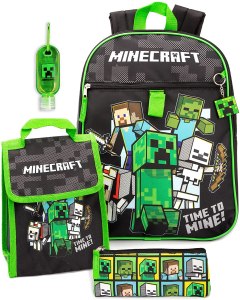 Vanilla Underground 5-Piece Minecraft Backpack Set