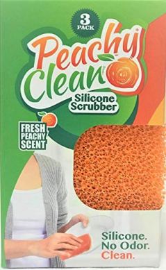 Peachy Clean Silicone Scrubber