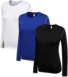 WANAYOU Women's Compression Shirt