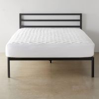 Amazon Basics Hypoallergenic Quilted Plush and Breathable Mattress Topper Pad