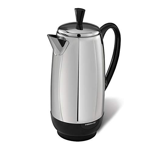 Farberware 12-Cup Percolator, Stainless Steel