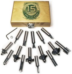 MLCS Router Bits, 15-Piece Set