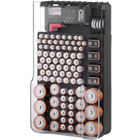 THE BATTERY ORGANISER Battery Organizer and Tester