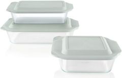 Pyrex Deep 3-Pack Glass Baking Dish Set