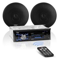 Boss 656BCK Single-DIN In-Dash AM, FM, and CD Receiver System