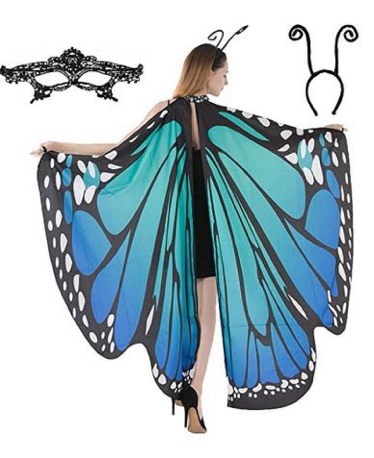 Spooktacular Creations Butterfly Wing Cape Shawl