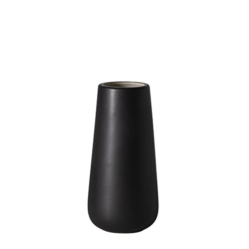 D'vine Dev Matte Black Ceramic Vase