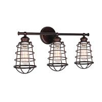Design House Ajax 3 Light Vanity Light, Bronze