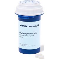 Chewy Diphenhydramine HCl Compounded Capsule for Dogs & Cats